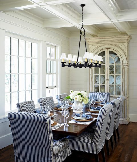 shiplap dining room